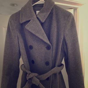 Calvin Klein Dress Coat Gray